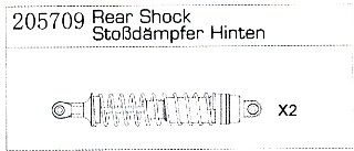 205709 Sto�d�mpfer hinten Specter Two Carson