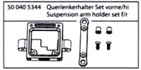 500405344 Querlenkerhalter Set vorn X10ET