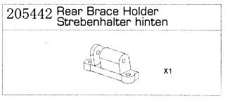 205442 Strebenhalter Hinten Specter Carson Two