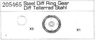 205465 Diff Tellerrad Stahl Specter Two Carson