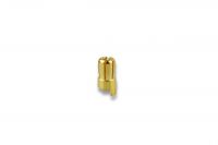 5 mm Goldkontaktstecker 2 Stck