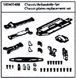 500405488 Chassis Anbauteile Set X10ET-XL