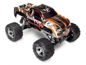 TRAXXAS STAMPEDE ORANGE RTR OHNE AKKU/LADER 1/10 2WD MONSTER TRUCK BRUSHED