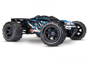 TRAXXAS E-REVO BL 2.0 4X4 VXL BLAU RTR OHNE AKKU/LADER 1/8 4WD RACING TRUCK BRUSHLESS