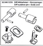 500405339 FY8 Differenzialmitnehmer Karohalter  je 2 Stck