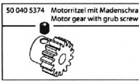 500405374 Motorritzel mit Madenschraube FY5