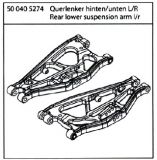 500405274 Querlenker Hinten unten L+R