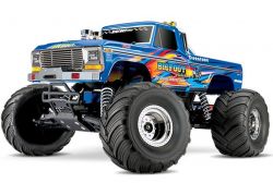 TRAXXAS BIGFOOT NO1 BLUEX RTR +12V-LADER+AKKU 1/10 2WD MONSTER TRUCK BRUSHED