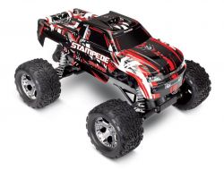 TRAXXAS STAMPEDE ROT RTR OHNE AKKU/LADER 1/10 2WD MONSTER TRUCK BRUSHED