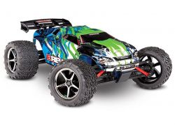 TRAXXAS E-REVO 4X4 GRN RTR +12V-LADER+AKKU 1/16 4WD RACING TRUCK BRUSHED